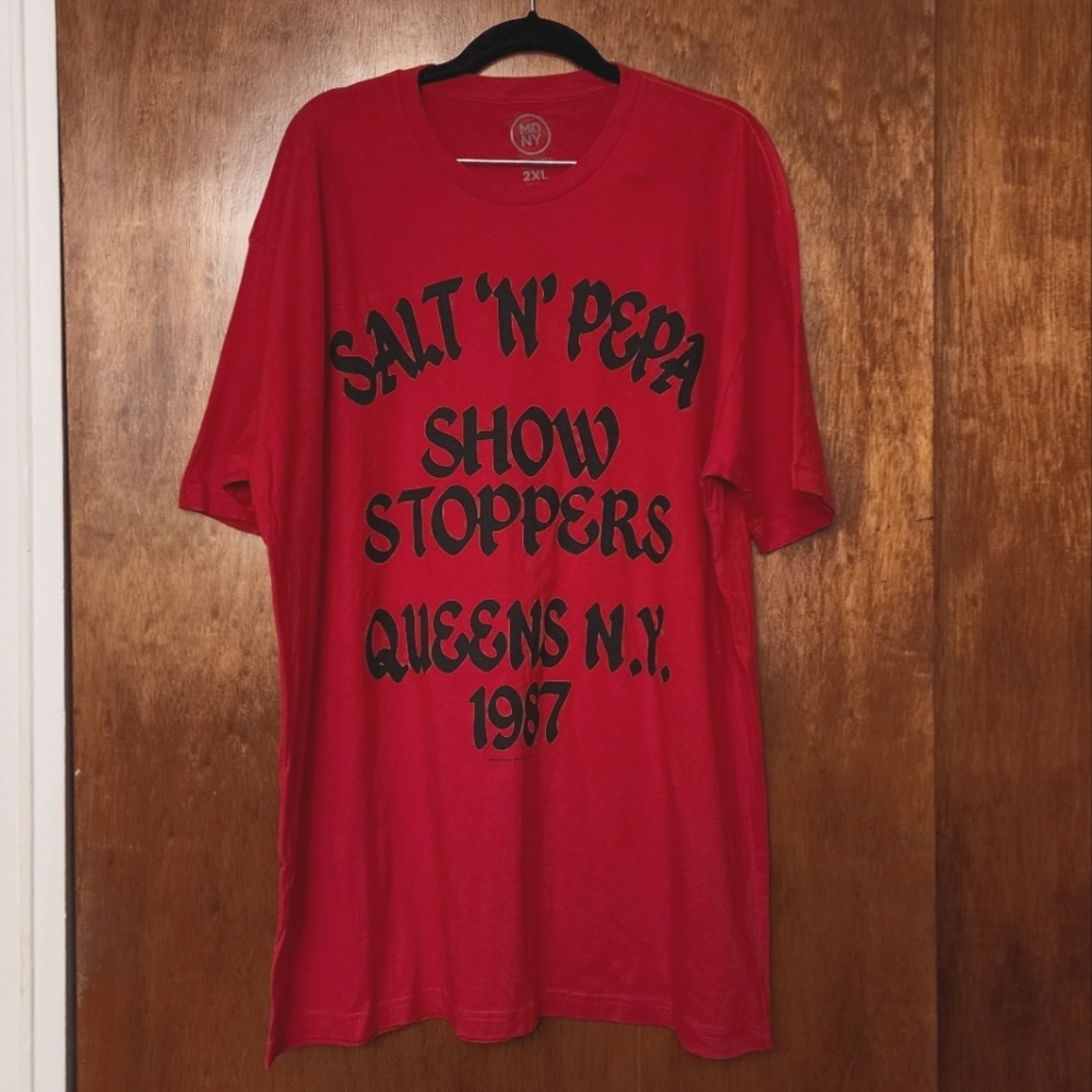 NWOT Salt 'N' Pepa Show Stoppers Queens, NY 1987 2XL t-shirt from 2015 hip hop